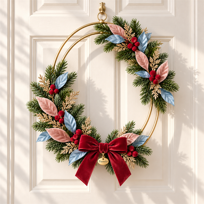 Paznelo Holiday Ribbon Wreath