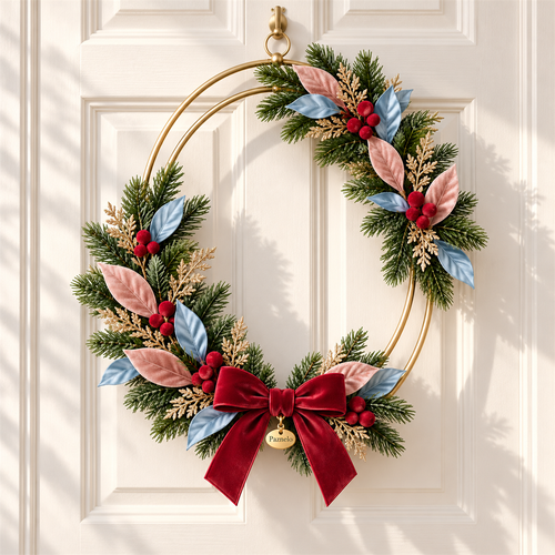 Paznelo Holiday Ribbon Wreath