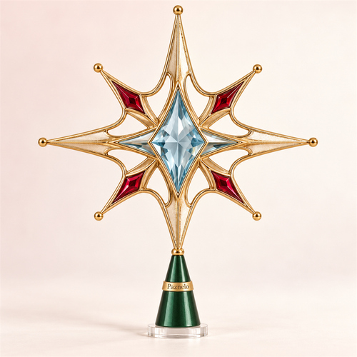 Paznelo Jeweled Star Tree Topper