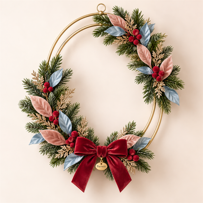 Paznelo Holiday Ribbon Wreath